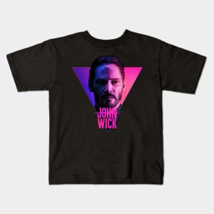 John Wick - Retro Kids T-Shirt